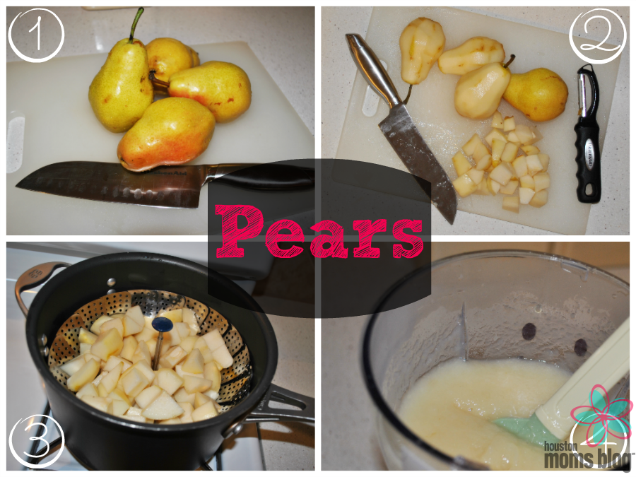 Homemade First Foods - Pears