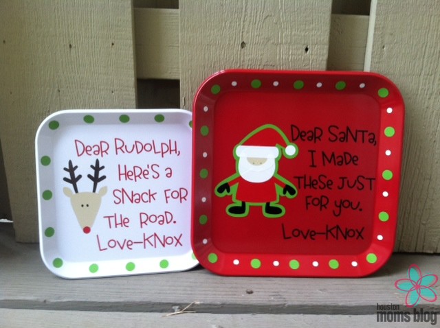 Too Cute - Santa & Rudolph Plates