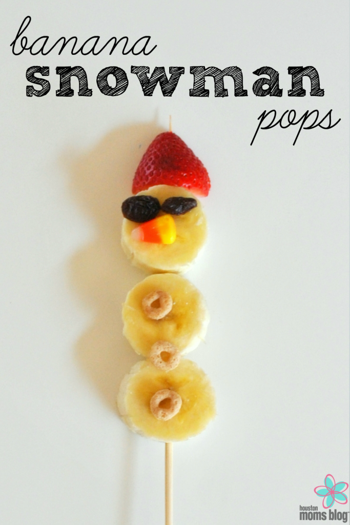 Banana Snowman Pops
