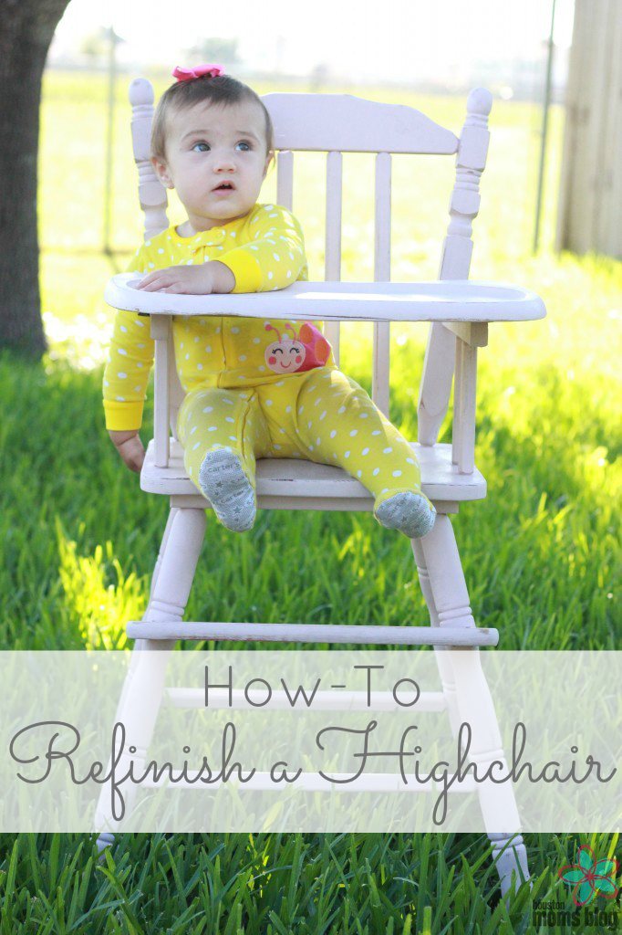 How-To Refinish Highchair