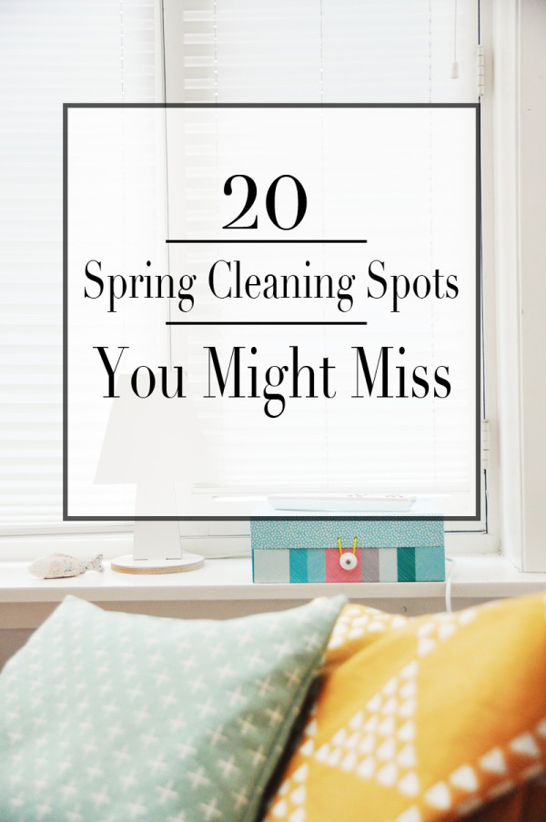 20 Spring Cleaning Spots You Might Miss | Houston Moms Blog 