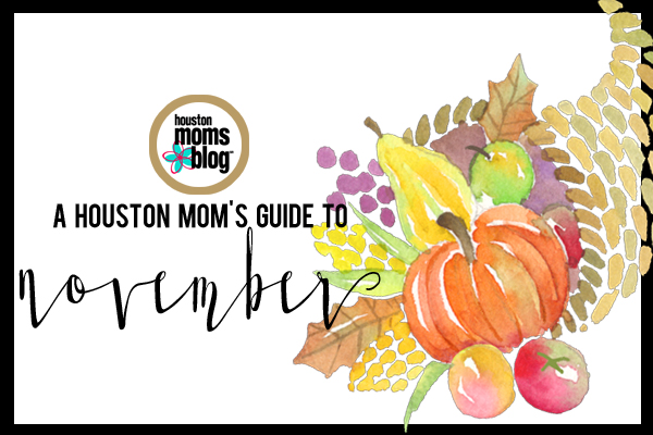 A Houston Mom's Guide to November 2016 | Houston Moms Blog