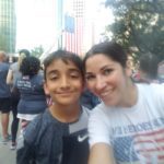 911 Heroes Run 5 2018 Coppelia and her son