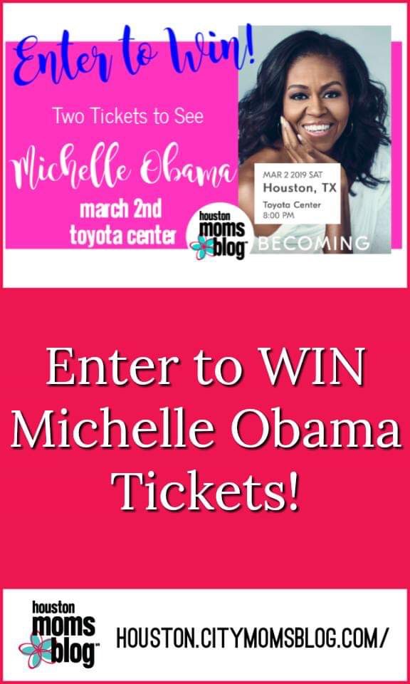 Houston Moms Blog "Enter to Win Michelle Obama Tickets!" #houstonmomsblog #momsaroundhouston #michelleobama #obama
