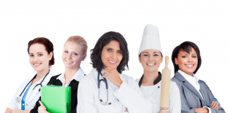 International Women’s Day: Telling the Rest of the Story women of different professions stand in a row