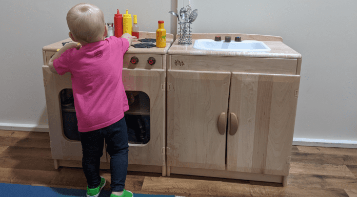 child at play kitchen