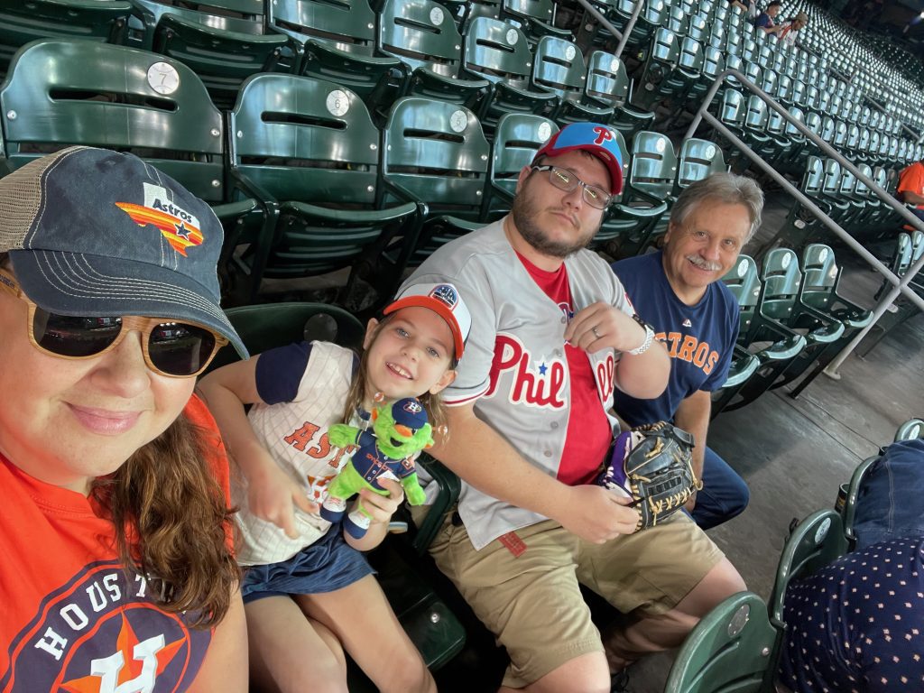 family rooting for Astros and Phillies