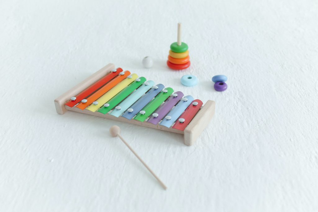 children's xylophone and other musical instruments