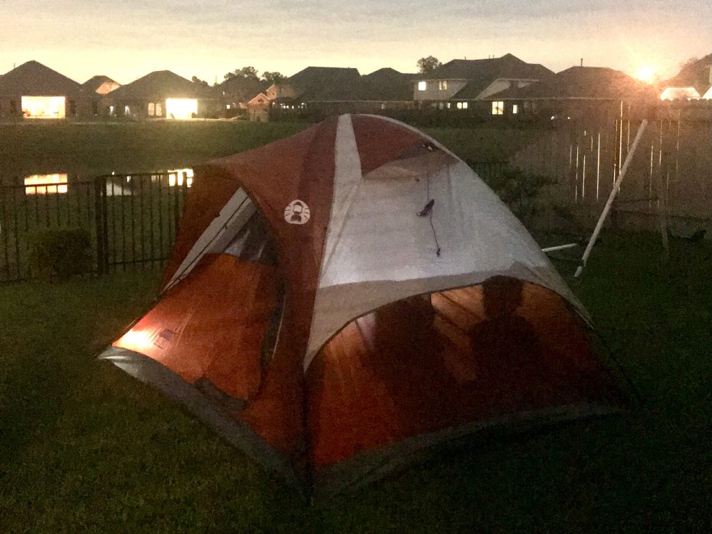 backyard tent