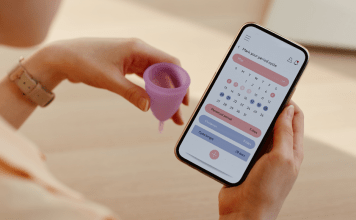 cycle tracking app and menstrual cup