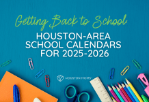 Houston Area School Calendars for 25-26