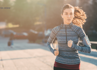 woman running