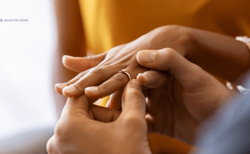 Tales from a Marriage: Great Expectations hand slipping on wedding ring on finger