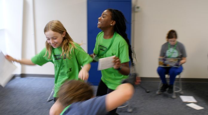 A Fun Filled Summer of Creativity Awaits! Kids playing and laughing at theatre camp
