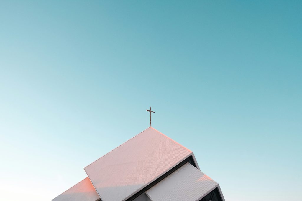 church with cross on top