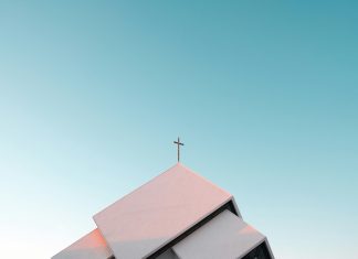 church with cross on top