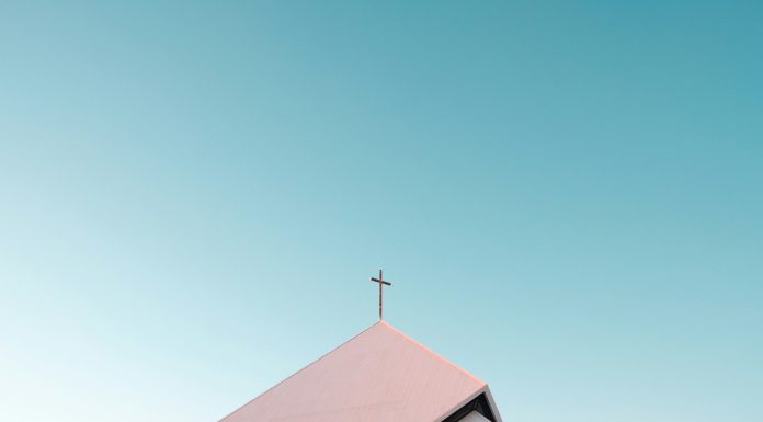 church with cross on top