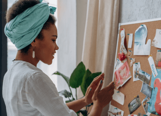 Vision Boarding: The Hobby I Didn’t Know I Needed woman vision boarding