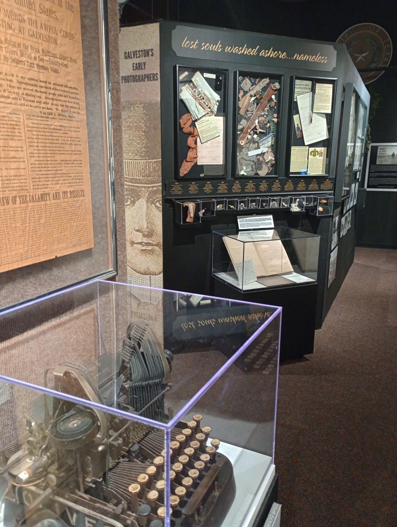 exhibit at the Galveston County Museum