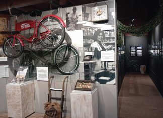 FREE Family Fun in Galveston! An exhibit, including a delivery bicycle, at the Galveston County Museum