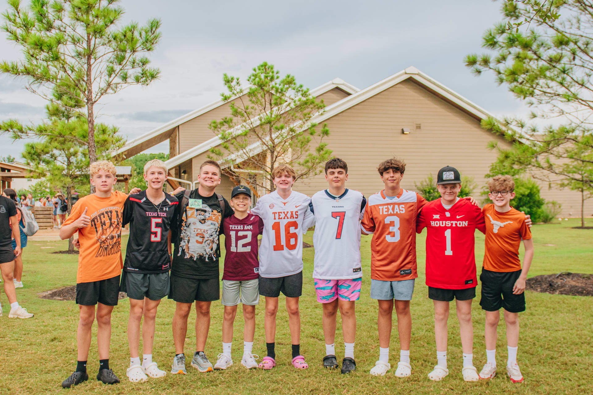 cabin mates at camp
