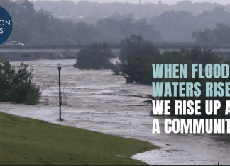 When flood waters rise, we rise up as a community