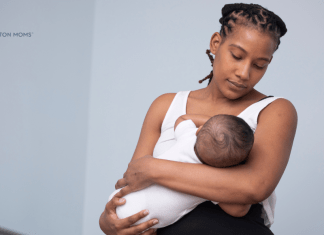 Love Isn’t Measured in Ounces: Reflections on a Breastfeeding Journey woman breastfeeding infant