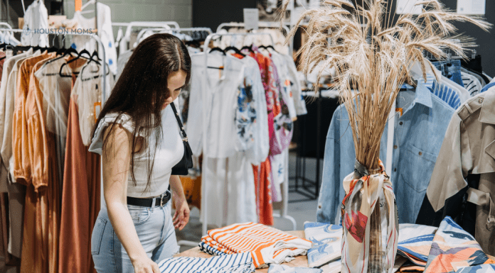 A Former Fashion Buyer’s Take on Budget-Friendly Fall Fashion in Houston woman shopping for clothes