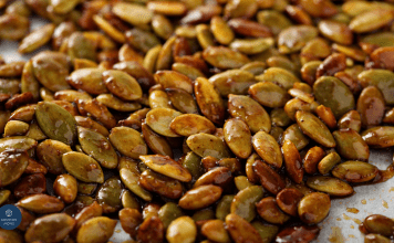 7 Ways to Turn Pumpkin Seeds into the Best Fall Snack roasted pumpkin seeds with seasoning
