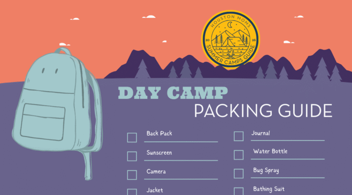 day camp guide packing guide