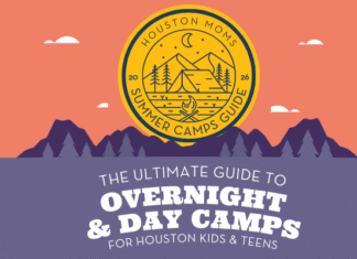 The Ultimate Guide to Summer Camp for Houston Kids & Teens graphic for ultimate camp guide day and night camp