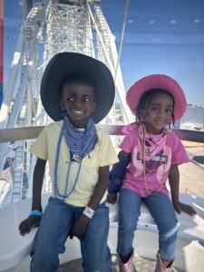 children at rodeo carnival