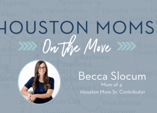 Houston moms on the move with Becca Slocum