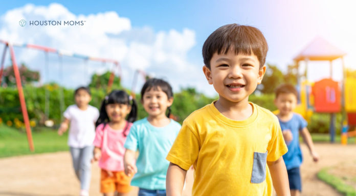 Celebrate Asian American and Pacific Islander (AAPI) Heritage Month group of children on playground