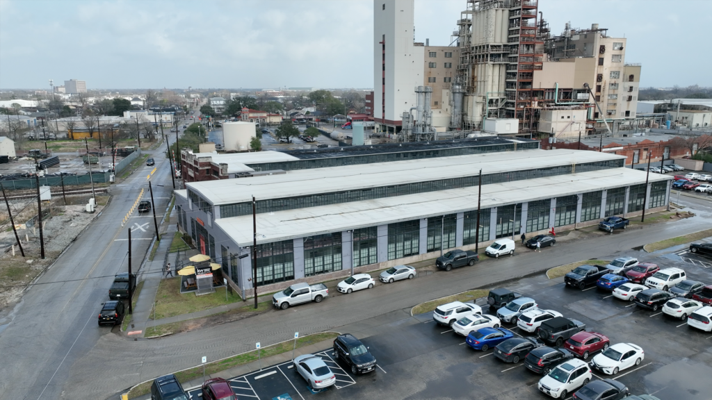 Aerial view of Ironworks