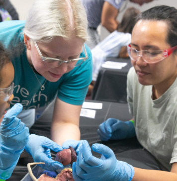 Dissection lab at The Health Museum