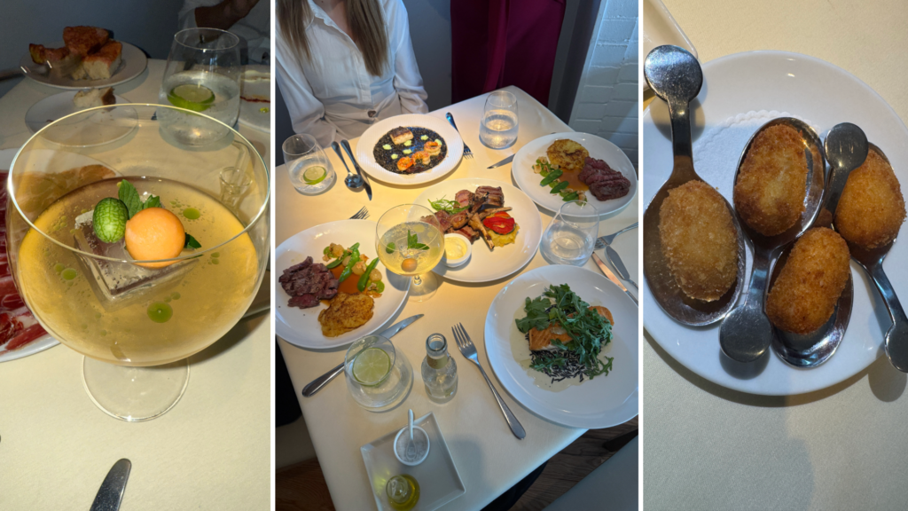 Collage of food and drink from BCN Taste & Tradition