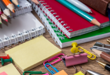 Stock image of school or office supplies